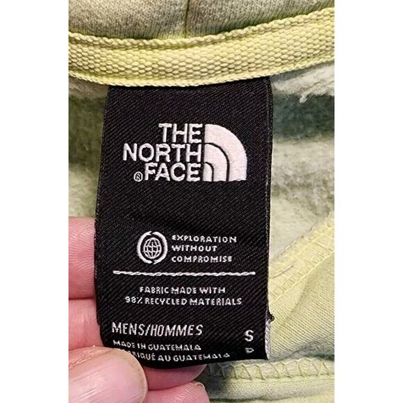 The North Face Dye Green Long Sleeve Pullover Hoodie Mens Small Excellent Cond. - Picture 5 of 7